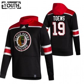 Chicago Blackhawks Jonathan Toews 19 2020-21 Reverse Retro Hoodie Sawyer - Kinderen